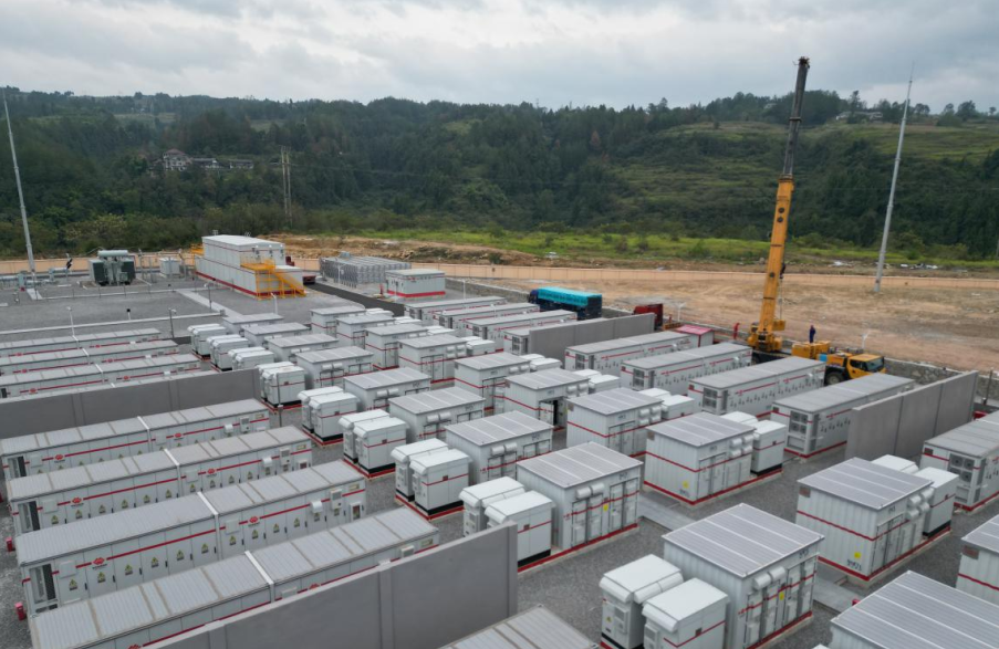 年充放電可達(dá)1.02億千瓦時 重慶石柱最大儲能電站（一期）投運(yùn)