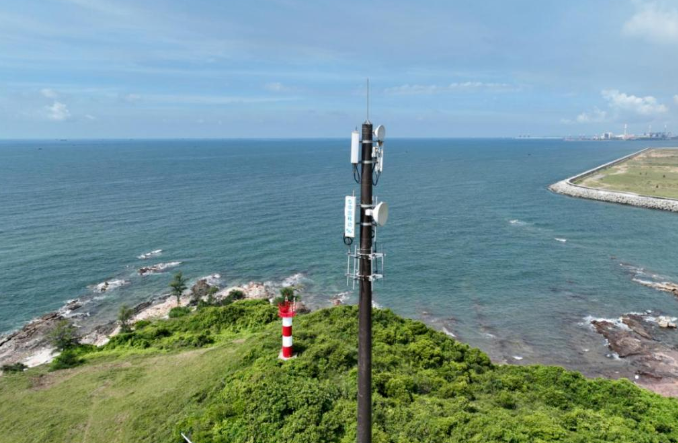廣西移動建立北部灣海域首個“風+光+儲能”一體化零碳5G基站